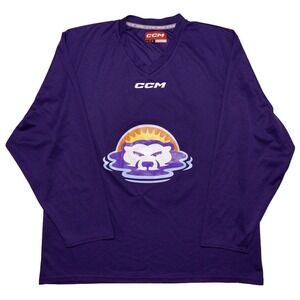 CCM Orlando Solar Bears Hockey Practice Jersey Purple Large L
